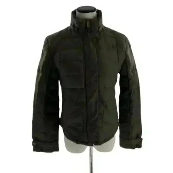 Calvin Klein Women's Olive Green Front & Side Zip Down Jacket Size Small - Picture 1 of 10